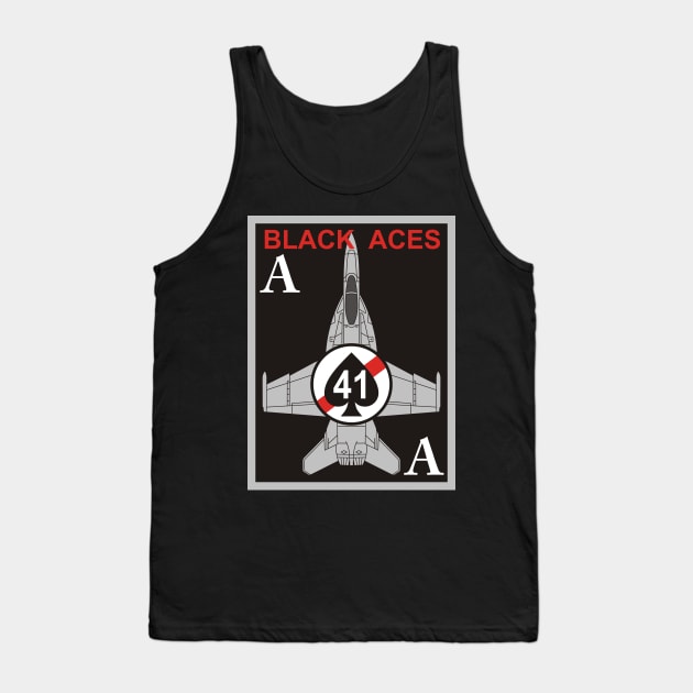 VFA-41 Black Aces - F/A-18 Tank Top by MBK